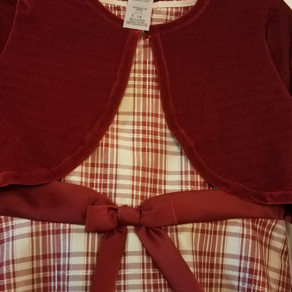 Bonnie Jean size 14 girls holiday dress